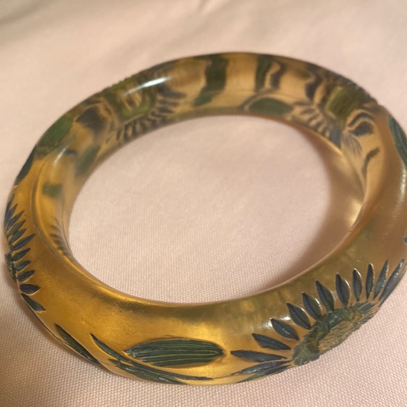 Vintage BoHo Carved Design Bracelet, SilverFox Special💜🔥⭐️🌺❤️ - Picture 1 of 8